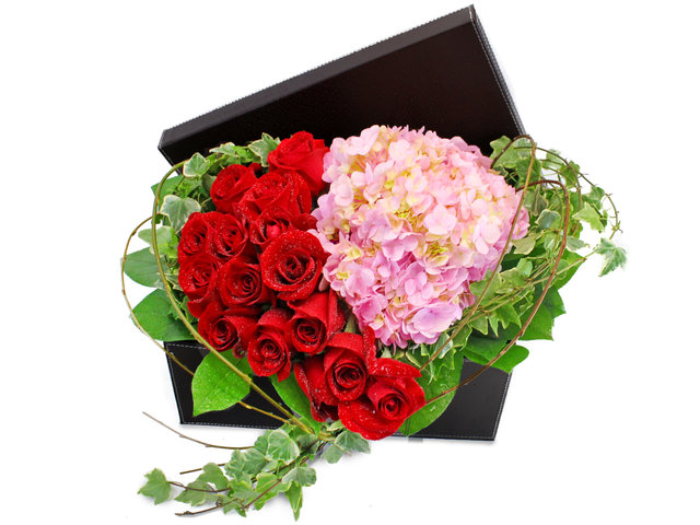 Order Flowers in Box - Only Love (Mix Colour) - L102741 Photo